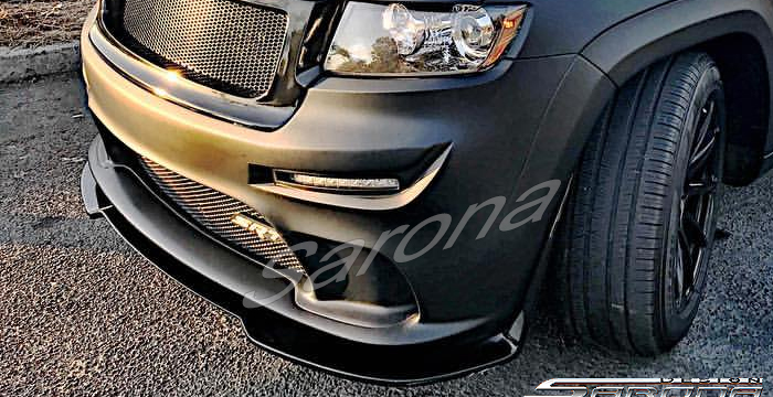 Custom Jeep Grand Cherokee  SUV/SAV/Crossover Front Bumper (2011 - 2013) - $890.00 (Part #JP-016-FB)
